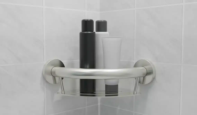 Corner Shelf Brushed Stainless Corner Shelf Brushed Stainless