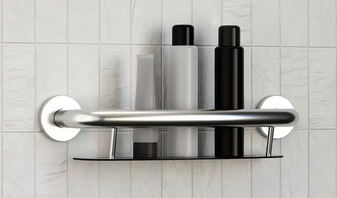 Shampoo Shelf Brushed Stainless Shampoo Shelf Brushed Stainless